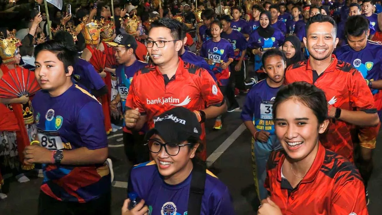 Banyuwangi Night Run 2023 Menyusuri Landmark Budaya dan Gaya Hidup Sehat