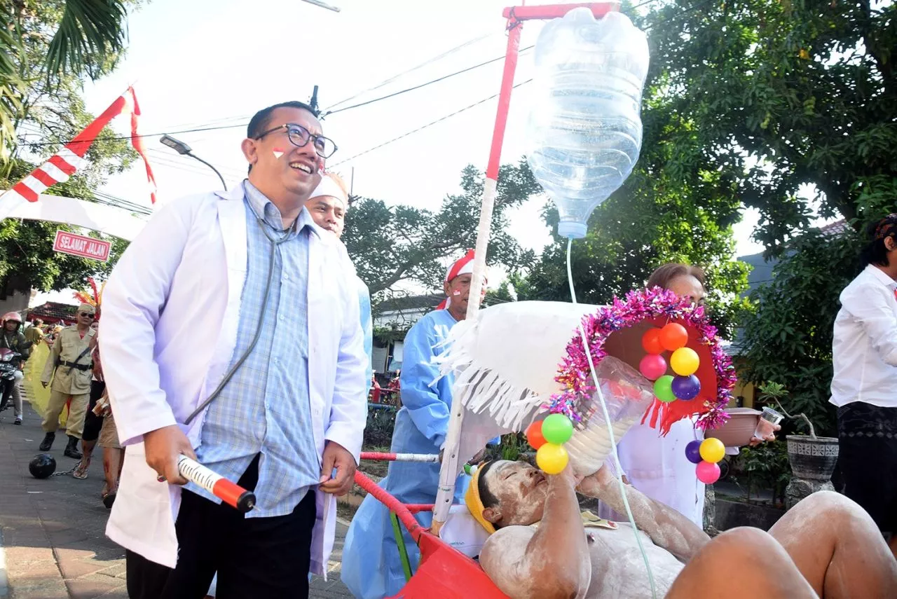 Anak Djoko Widodo ikut Karnaval Perjuangan, Bikin Heboh Warga Surabaya