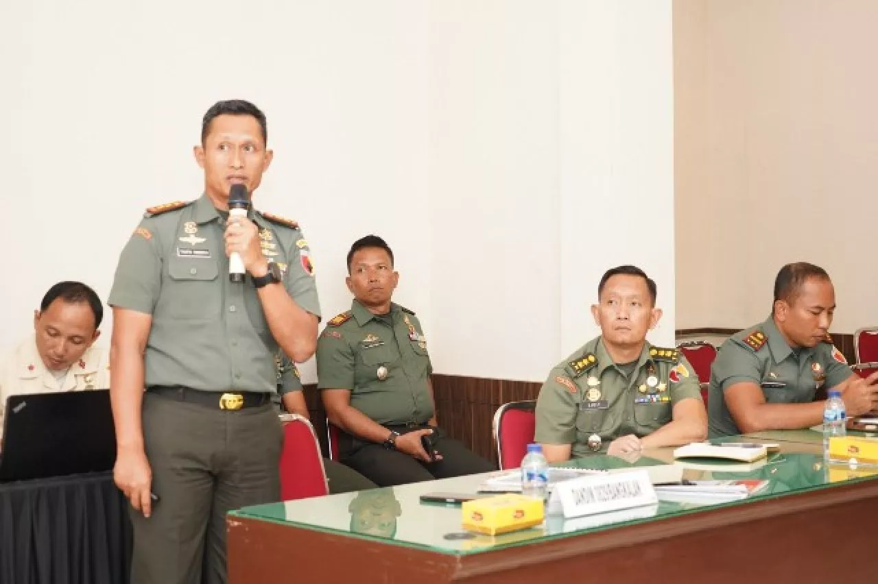 Danrem 084/Bhaskara Jaya Terima Paparan Kesiapan TMMD ke-118 Kabupaten Bangkalan