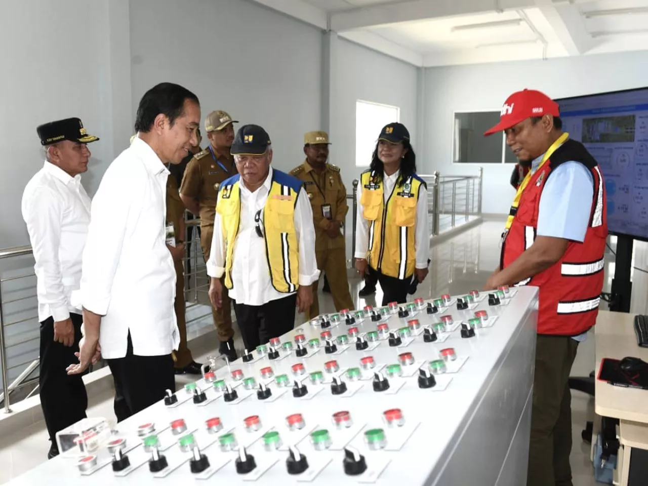 Presiden Joko Widodo Resmikan SPAM Regional Sumut