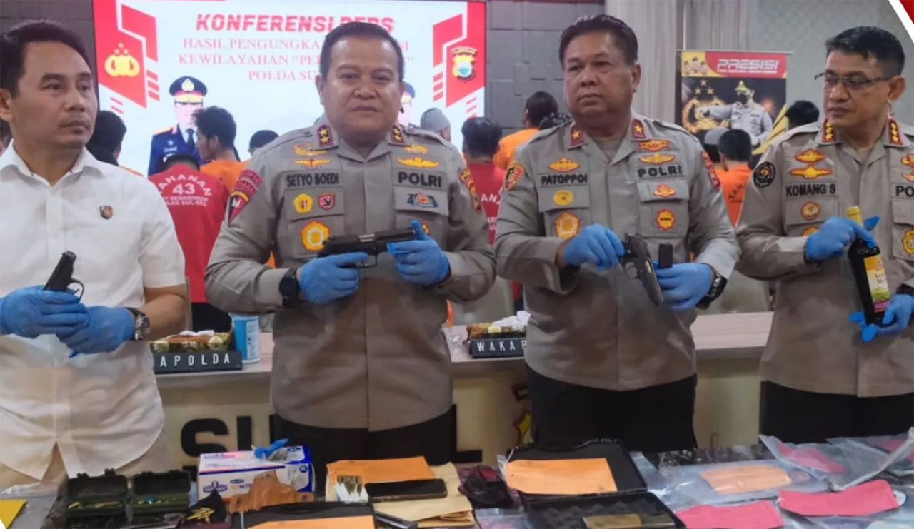 Polda Sulsel Ringkus 400 Pelaku Kriminal, 60 Tersangka Perempuan