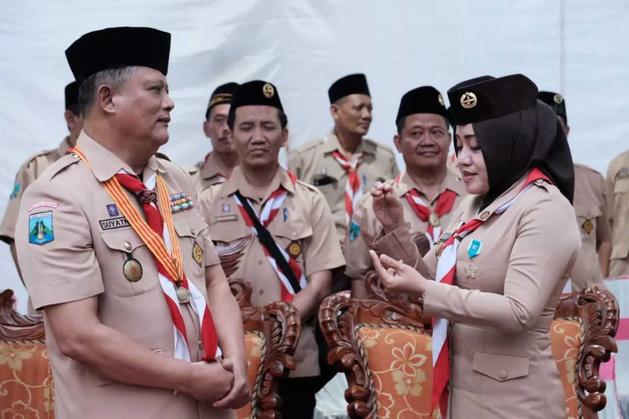 Bupati Ikfina Fahmawati Buka Jambore Kwarcab Mojokerto ke VII