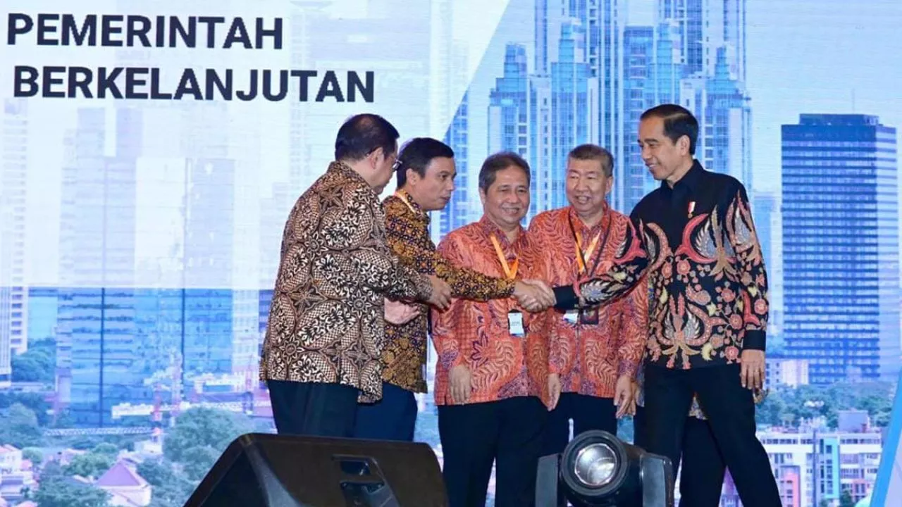 Pada Munas REI Jokowi Minta untuk Terus Berkolaborasi dengan Pemerintah