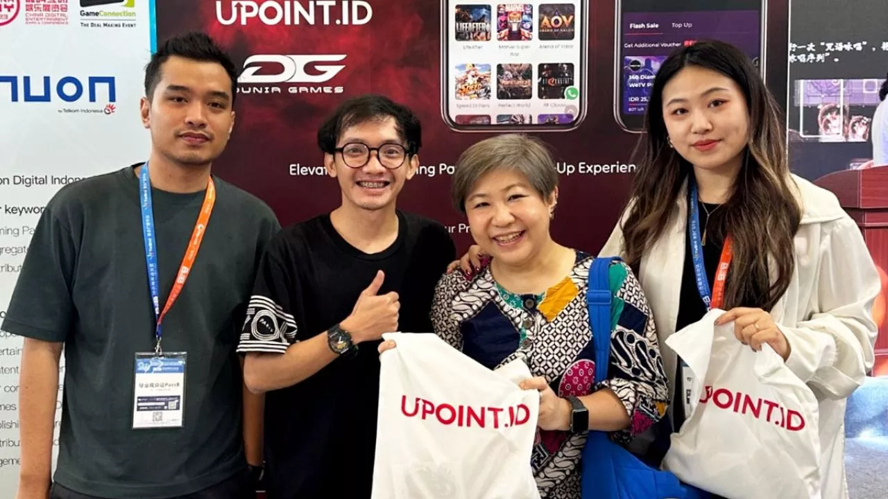 Anak Usaha Telkom, UPOINT Berpartisipasi dalam Perhelatan Games ChinaJoy 2023