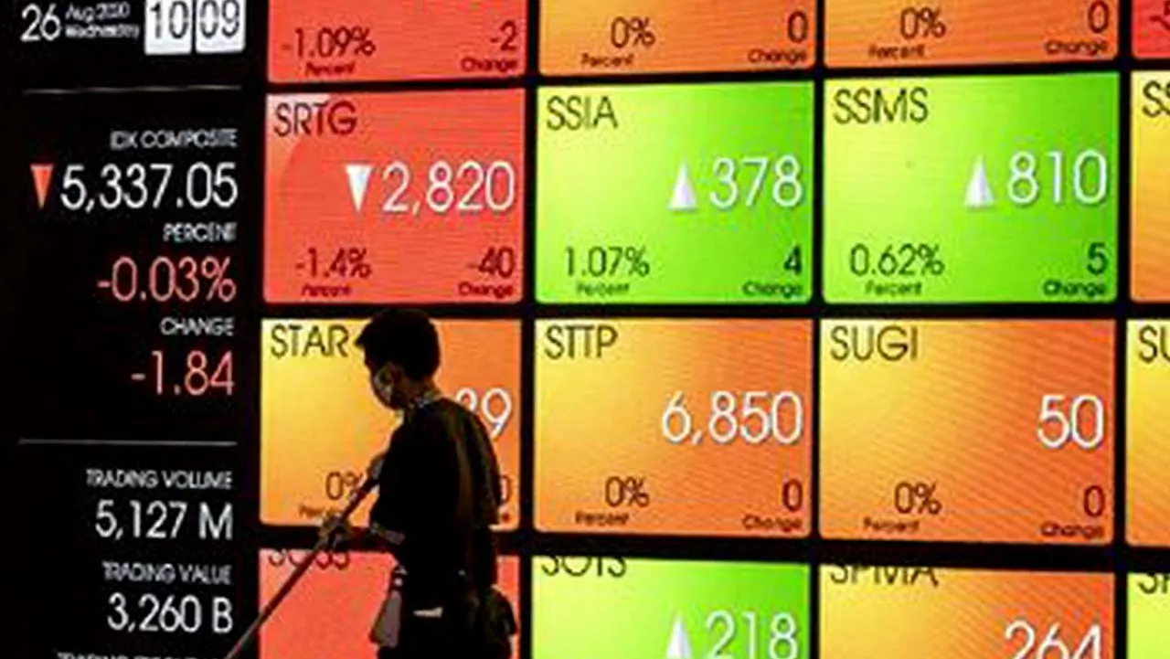 IHSG Berpeluang Turun ke Level 6.800 pada Perdagangan Senin Besok