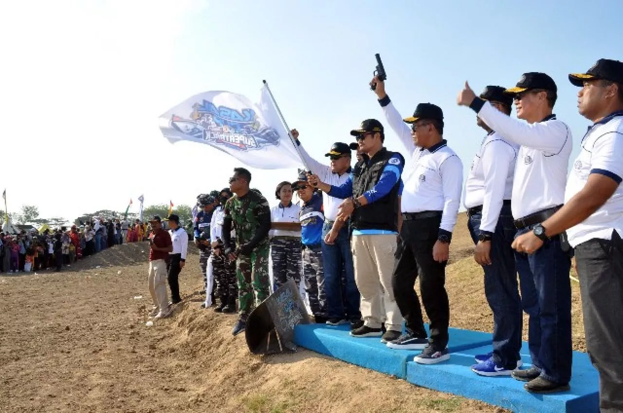 Komandan Pasmar 2 Hadiri Pembukaan Kejurnas GTX Junior MX Supertrack Championship Kasal Cup 2023