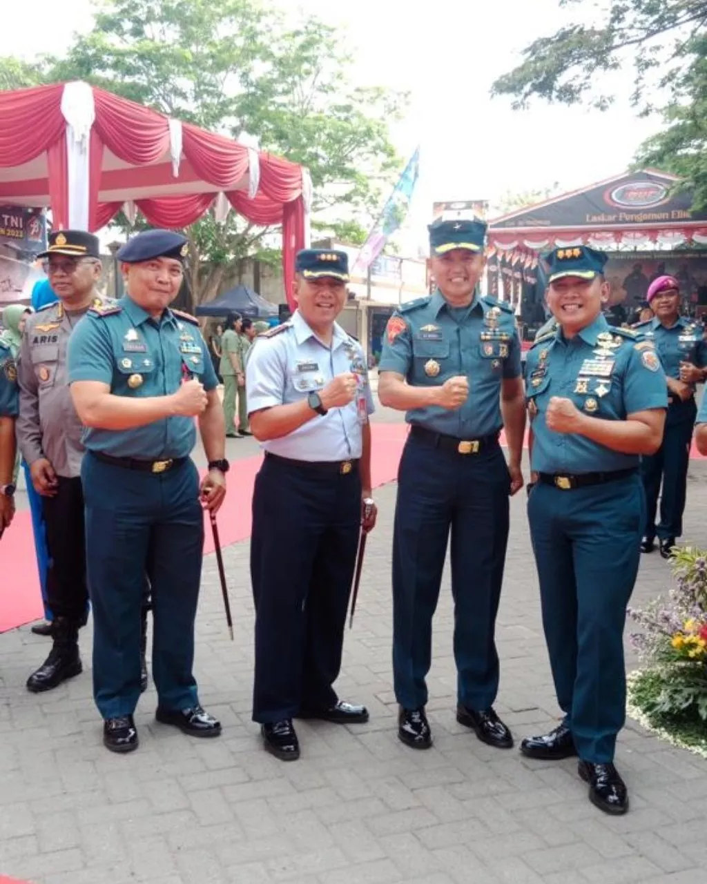 Kadispotmar Koarmada II Hadiri Baksos TNI Di Bangkalan