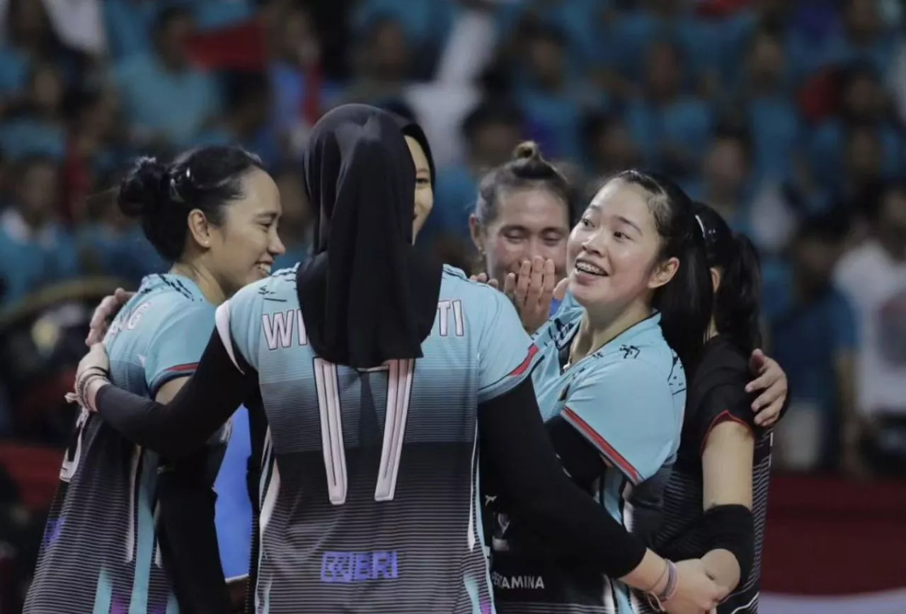 Tim Putra dan Putri Jatim Tak Berkutik di Babak Final Bolavoli Piala Kapolri