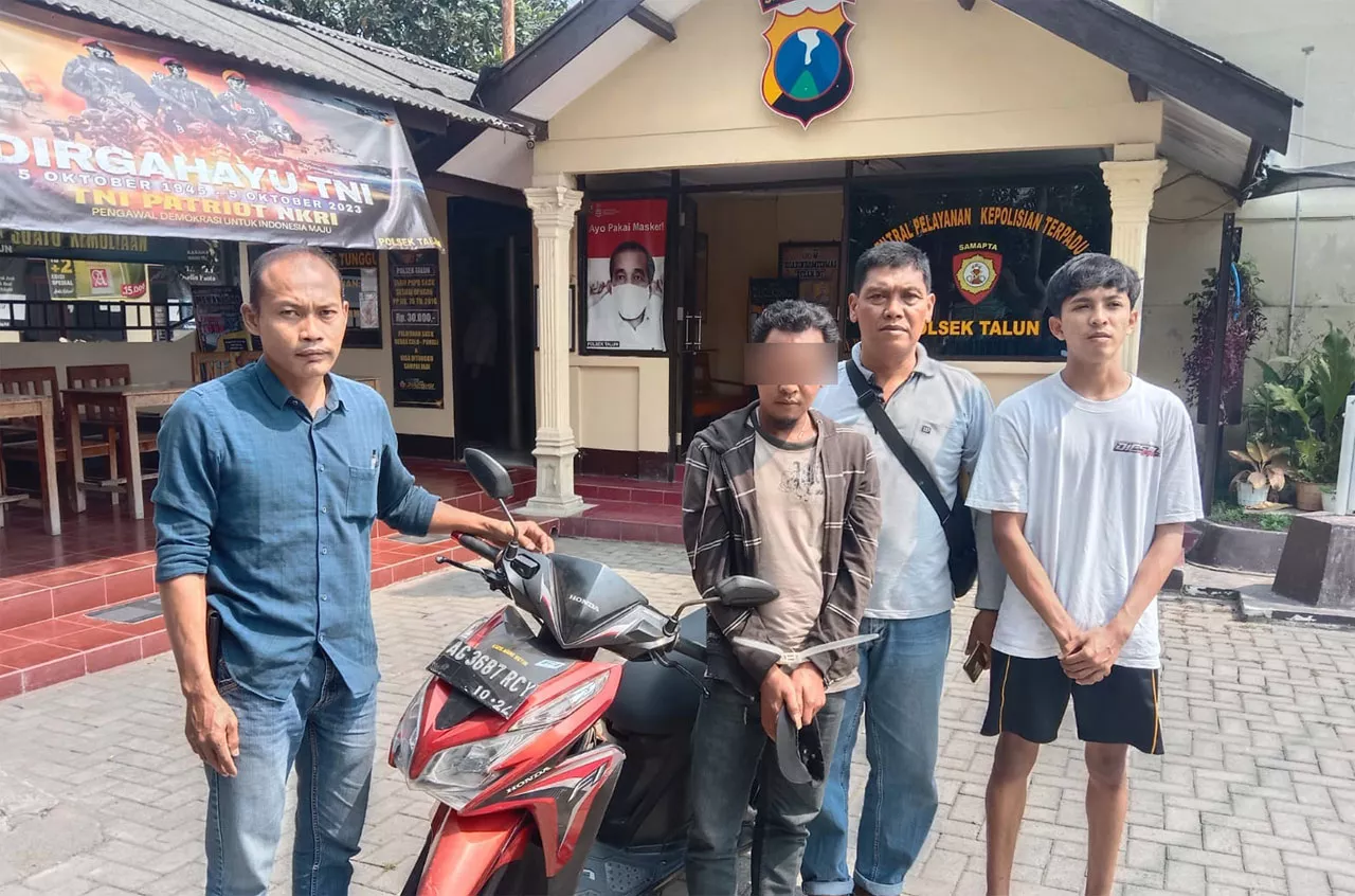 Pelaku Curanmor di Tulungagung Dibekuk Polisi Berkat Postingan Facebook