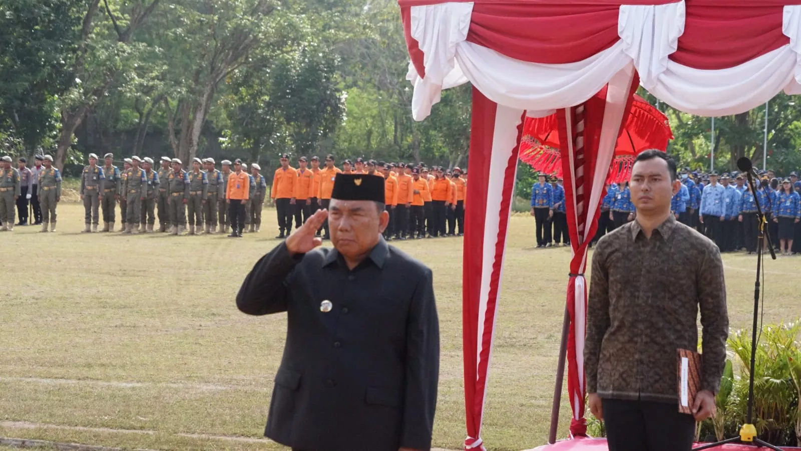 Bupati Tamba Pimpin Apel Hari Kesaktian Pancasila 2023