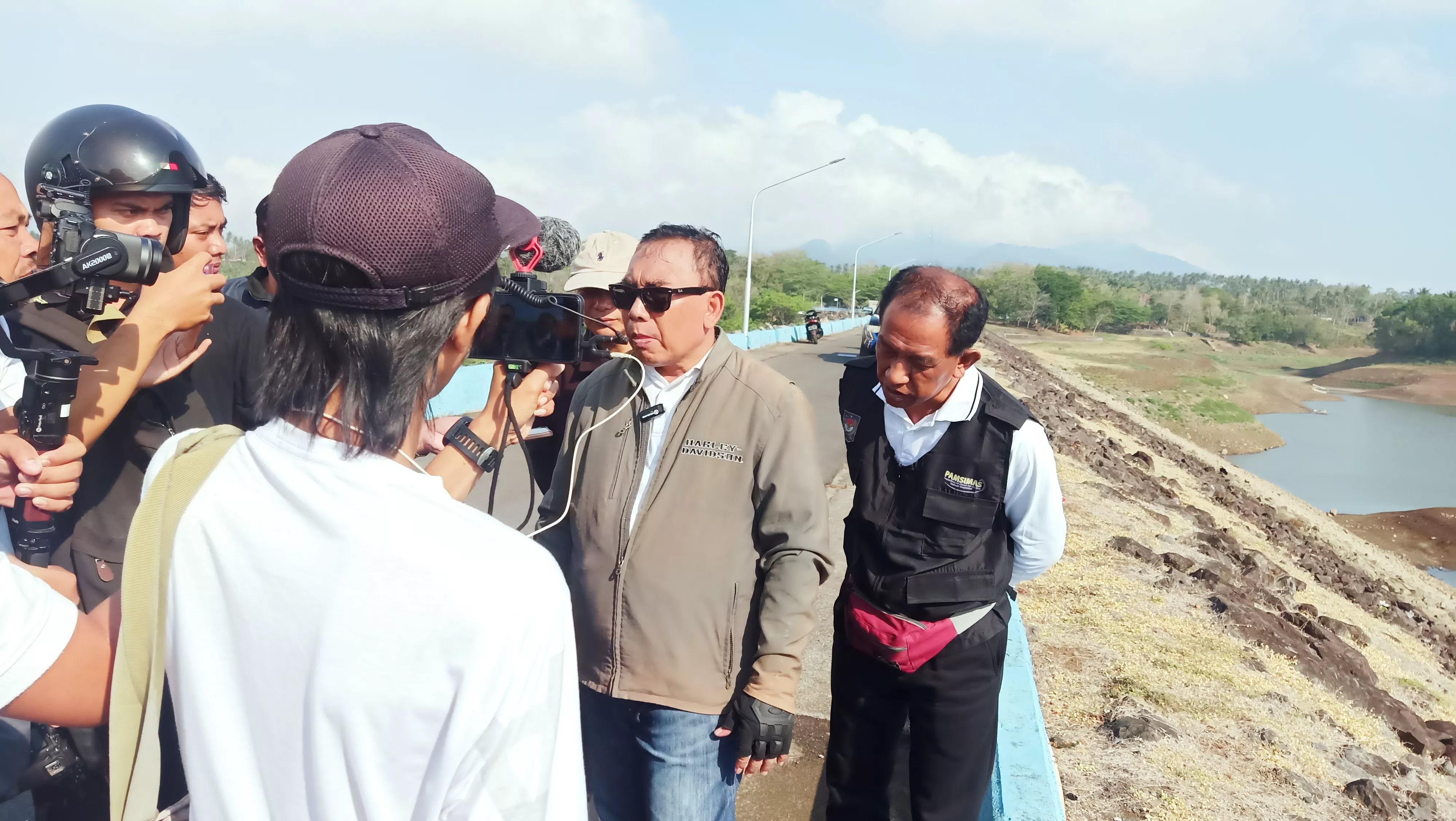 Air Bendungan Palasari Surut, Bupati Tamba Ajak Jaga Hutan