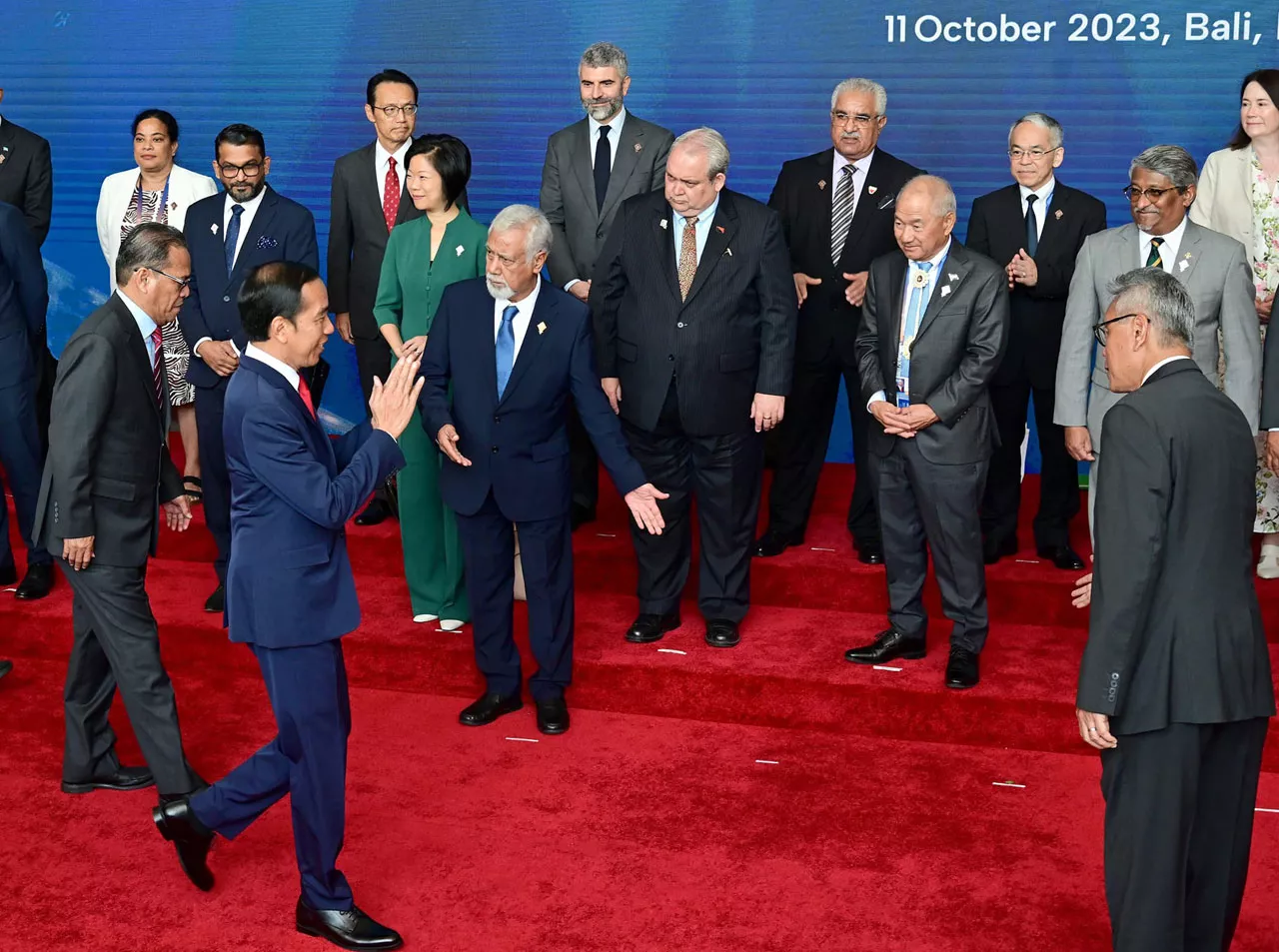 Presiden Jokowi Membuka Sesi Pleno KTT AIS di Nusa Dua Bali
