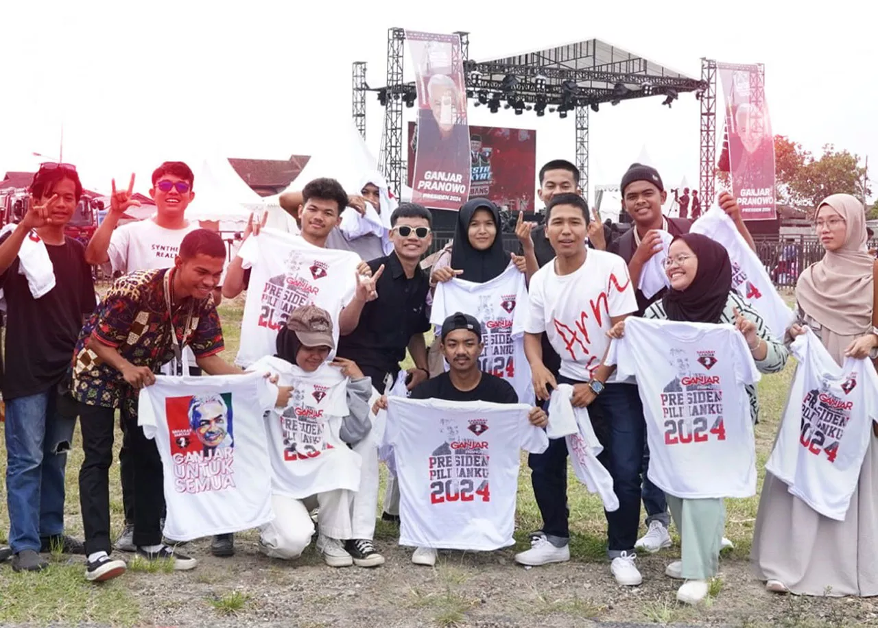Pesta Rakyat Sahabat Ganjar di Padang Sukses Pikat Hati Peserta dan Pengunjung