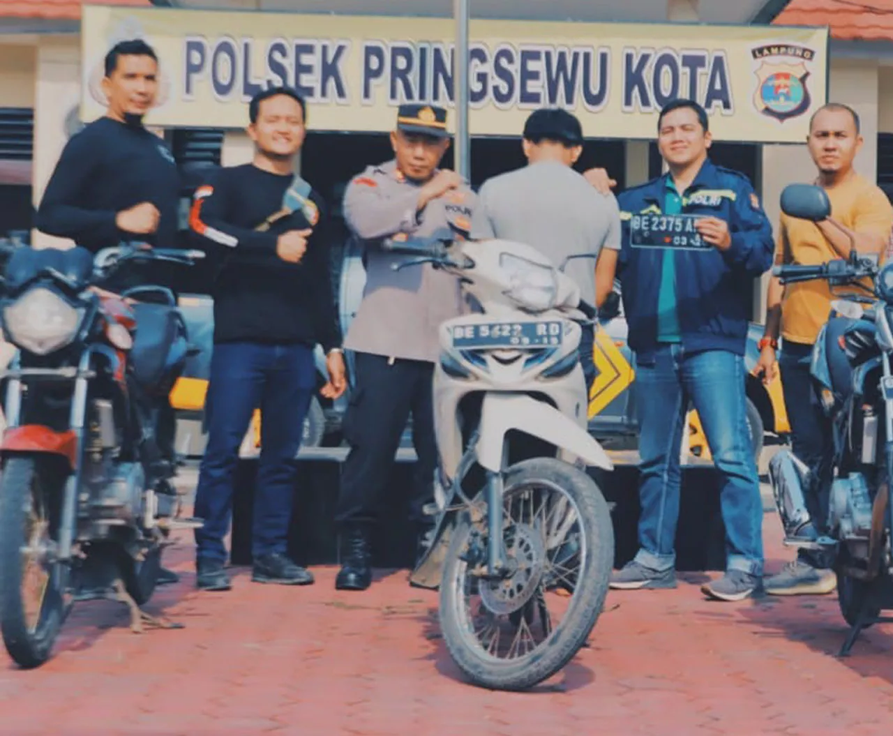 Pelaku Curanmor di RSUD Pringsewu Diringkus Kurang dari 5 Jam