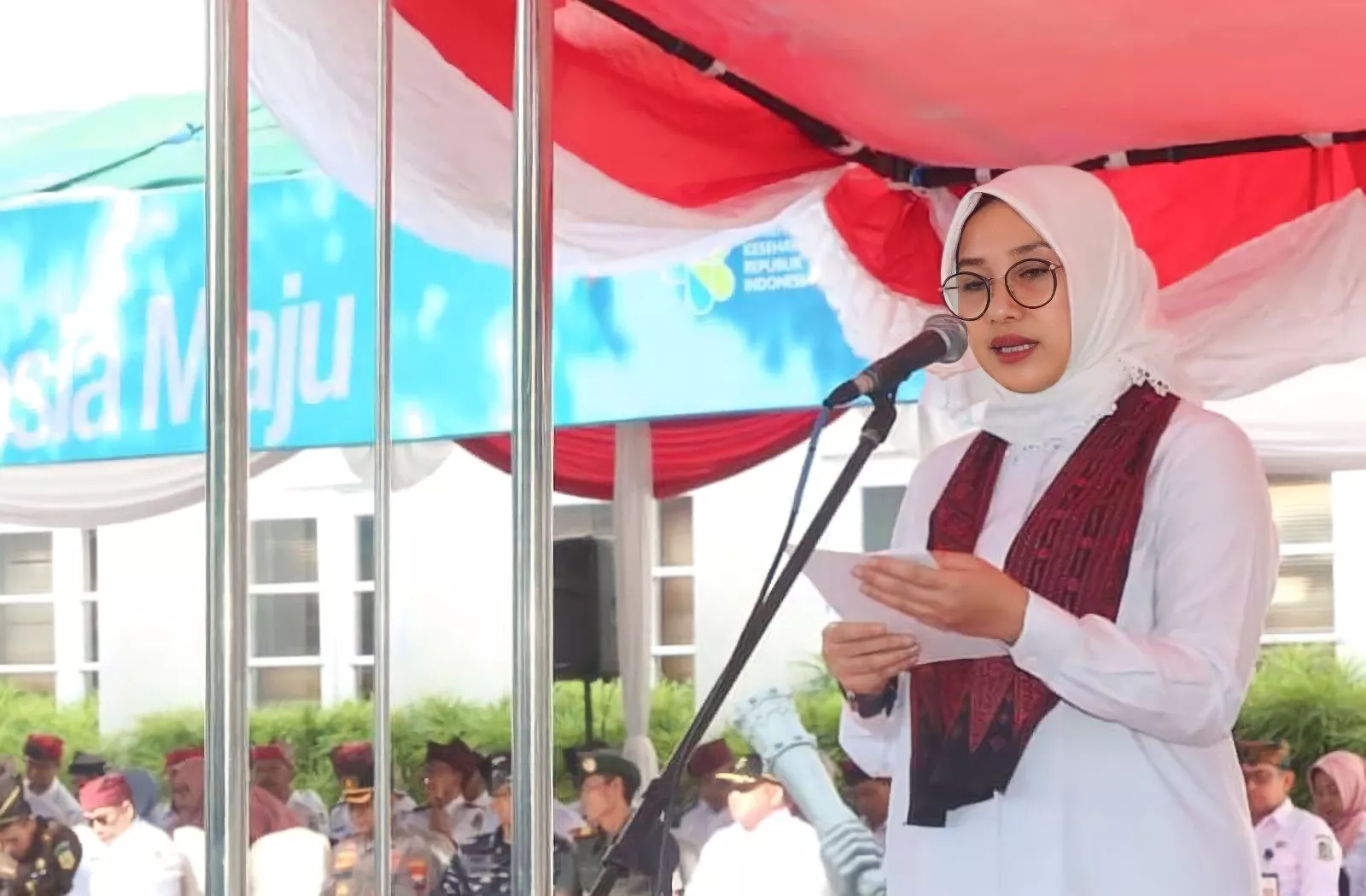 Ipuk Fiestiandani Bertindak sebagai Inspektur Upacara, Peringati HKN ke 59
