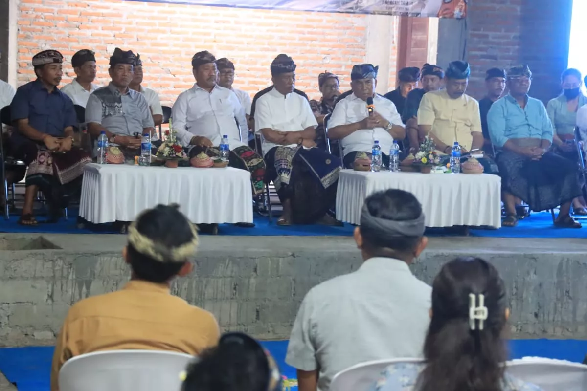 Program Menyapa di Kecamatan Pekutatan, Bupati Tamba Paparkan Program Pemberdayaan Anak Muda