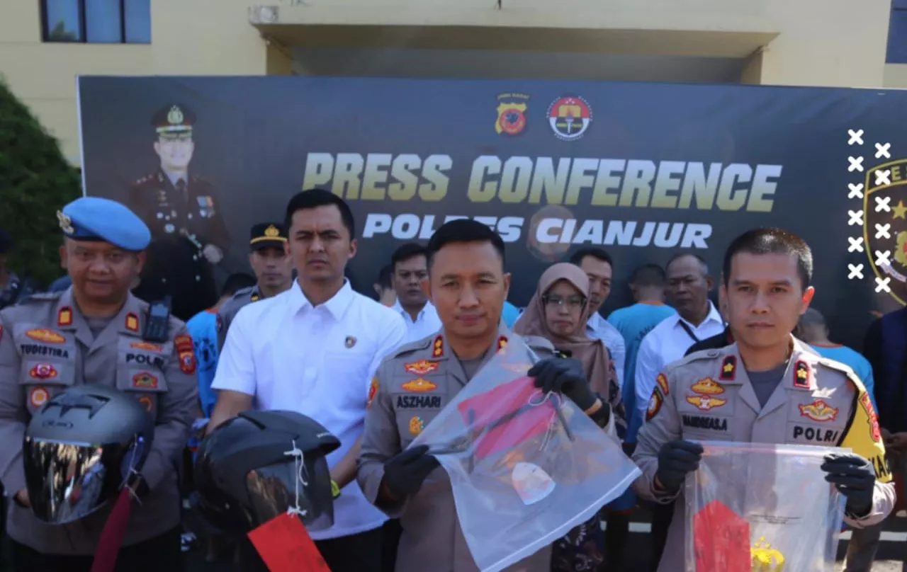 Polres Cianjur Ungkap 23 Kasus Curanmor, 9 Tersangka Mendekam di Penjara