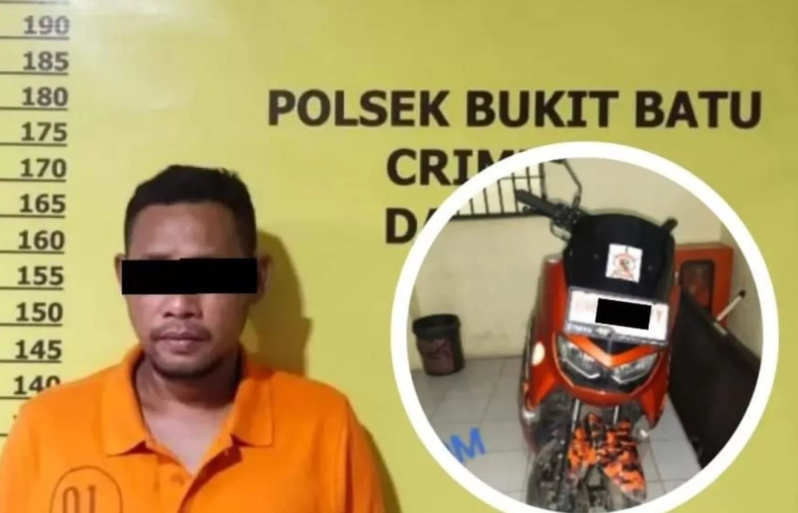 Polisi Bukit Batu Bekuk Pelaku Curanmor di Jalan Jenderal Sudirman Bengkalis