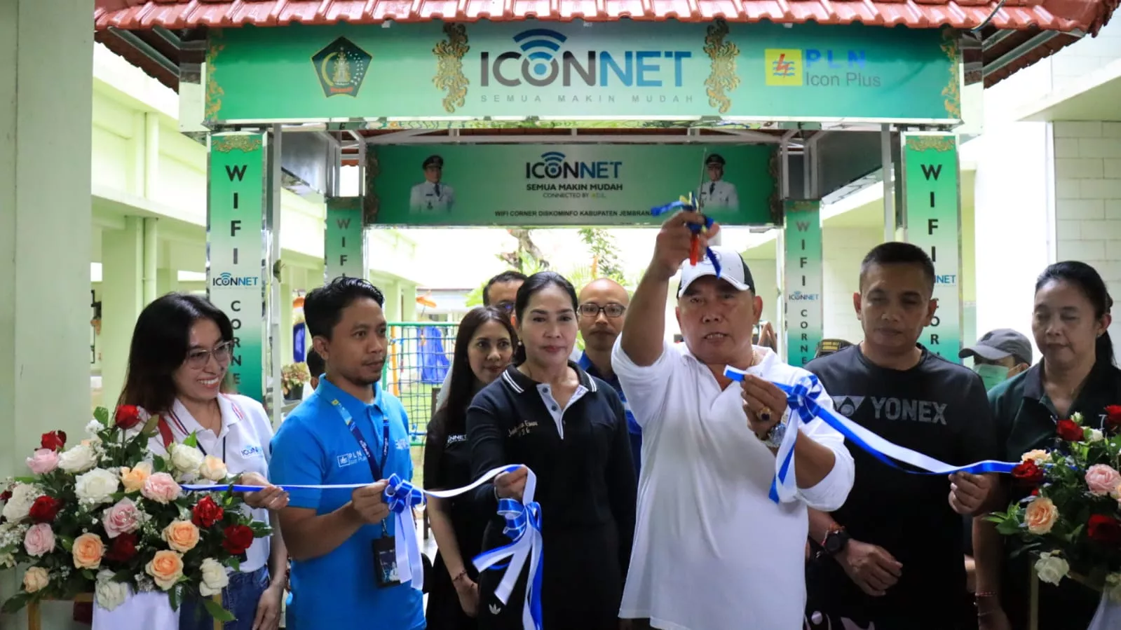 HUT Ke- 89 RSU Negara, Manjakan Penunggu Pasien Dengan Pojok Wifi dan Launching Bank Sampah