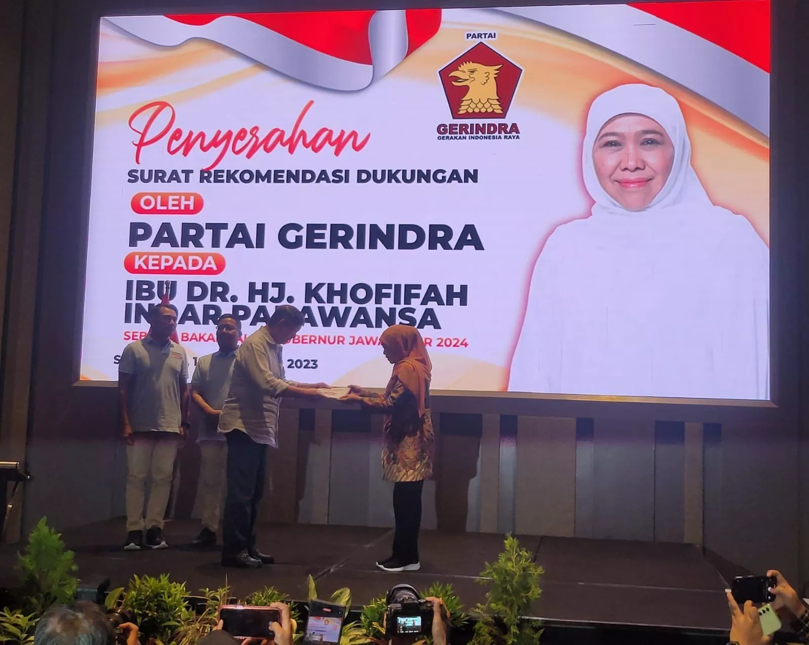 Gerindra Beri Rekom Khofifah Indar Parawansa Maju Kembali di Pilkada 2024