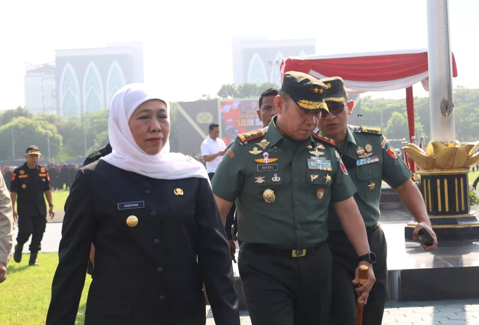 Mayjen TNI Rafael Granada Baay Hadiri Apel Gelar Ops Lilin Semeru 2023