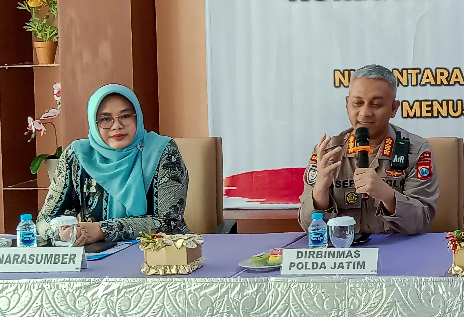 Polri Gandeng Mahasiswa Jatim Jaga  Pemilu 2024 Damai dan Aman