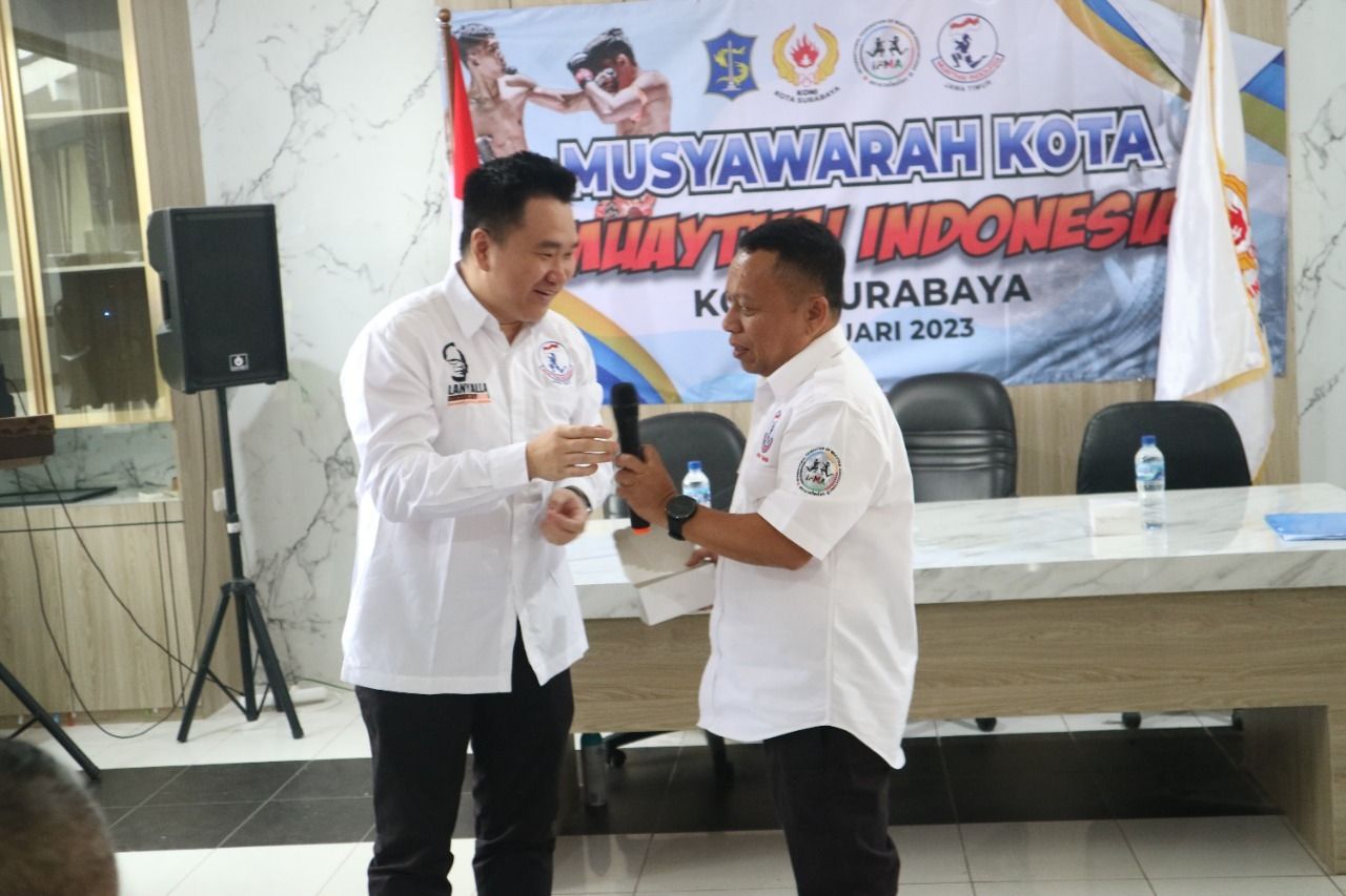 Muskot di Surabaya, Baso Berharap ke Depan Cabor Muaythai Lebih Berpreatasi