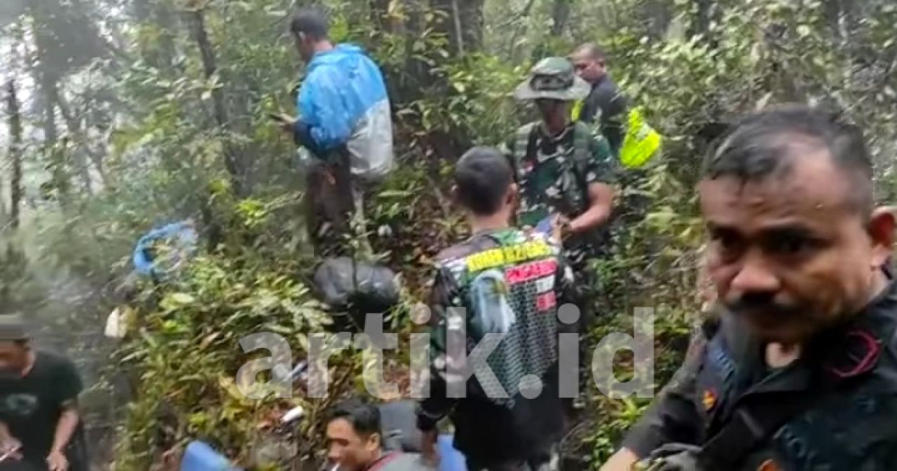 Tim evakuasi Kapolda Jambi tiba di lokasi (Foto tangkapan layar) 