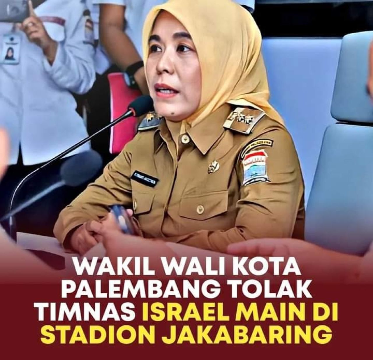 Wakil Wali Kota Menolak Keras Tim Israel Bertanding di Palembang