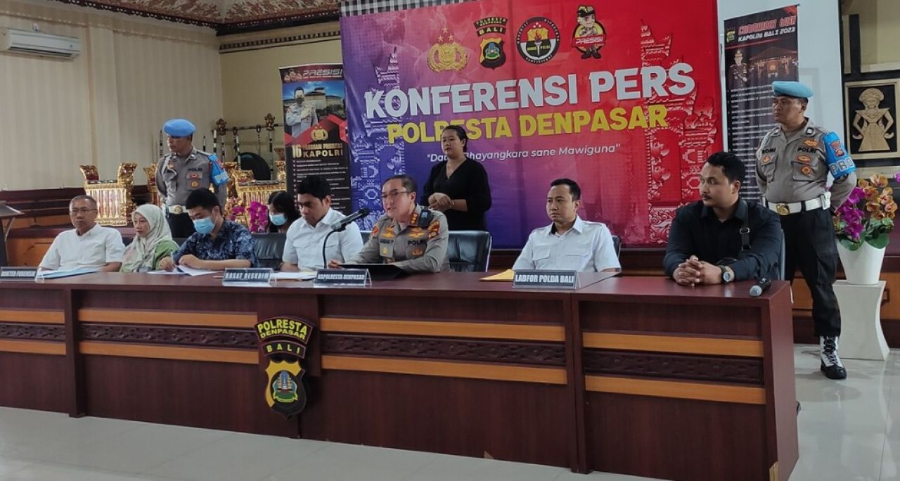 Konferensi Pers Kapolresta Denpasar Polda Bali