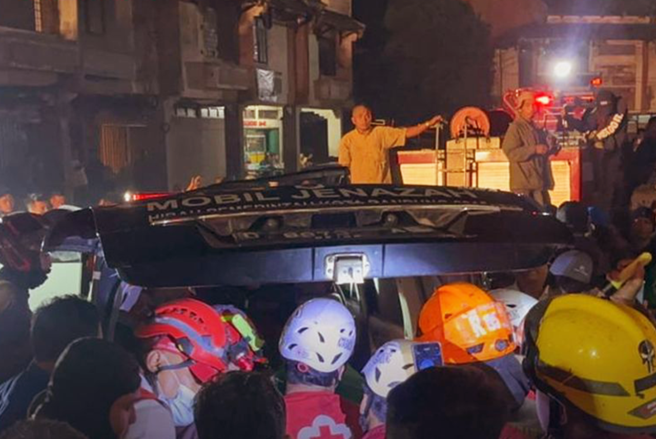 Kebakaran di Pasar Induk Caringin Bandung, Nahas! Satu Korban Tewas