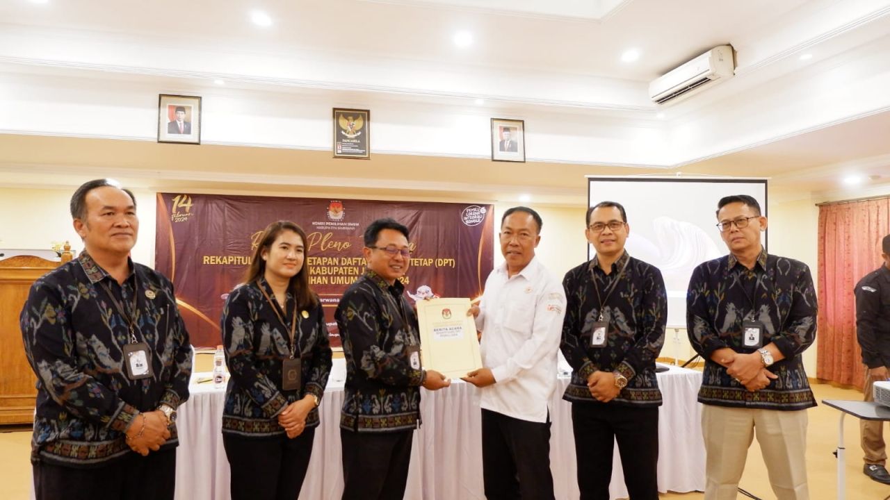 KPU Jembrana Tetapkan 243.796 Pemilih Untuk Pemilu Tahun 2024