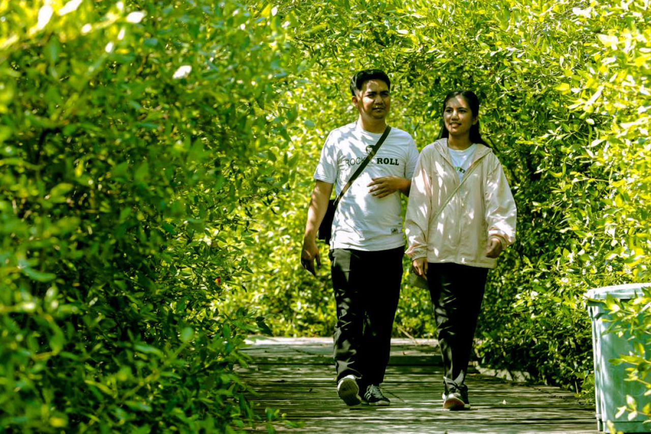 Eri Cahyadi Cek Kesiapan Kebun Raya Mangrove Gunung Anyar Sebelum Diresmikan