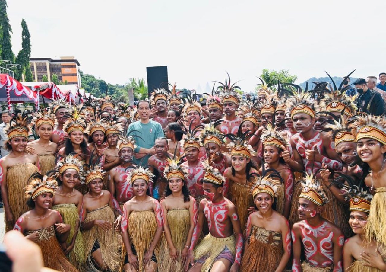 Presiden Buka Papua Street Carnival, Perdana Digrlar di Kota Jayapura