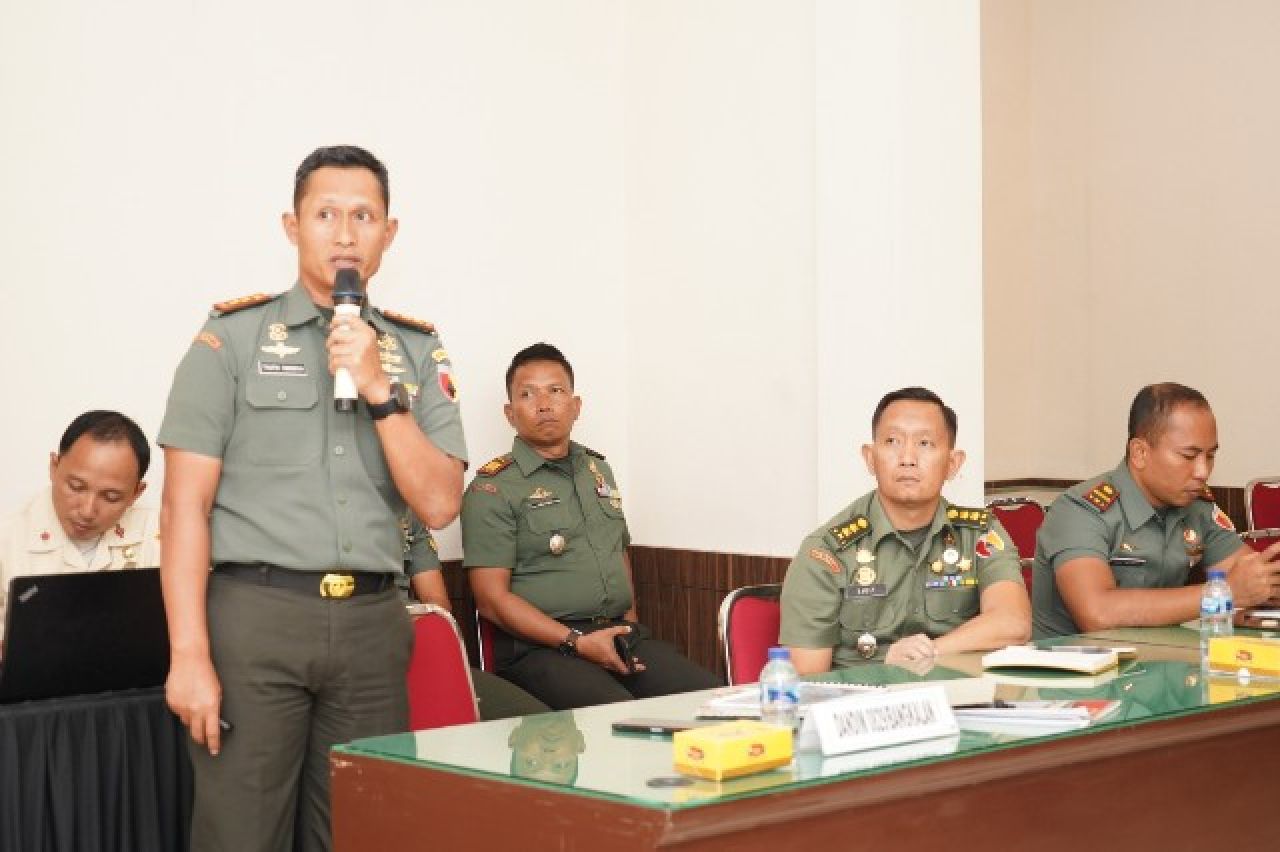 Danrem 084/Bhaskara Jaya Terima Paparan Kesiapan TMMD ke-118 Kabupaten Bangkalan