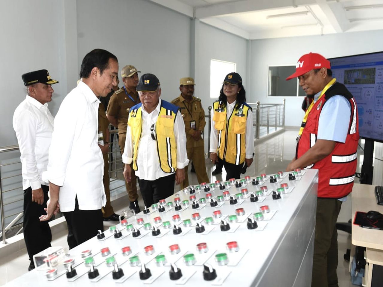 Presiden Joko Widodo Resmikan SPAM Regional Sumut