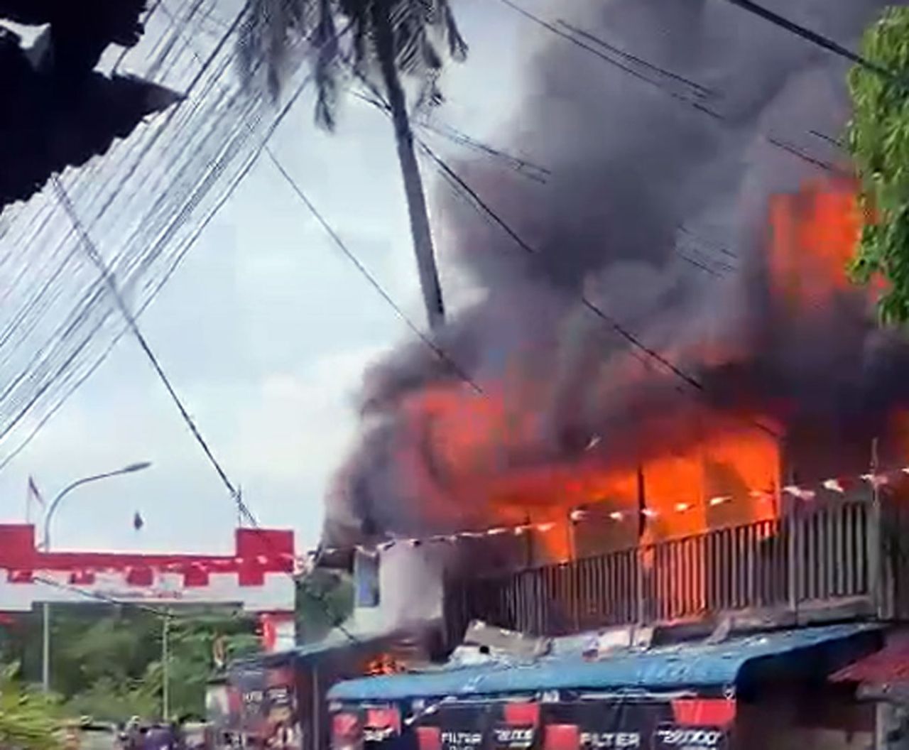 Kebakaran di Batu Ampar Batam, Rumah-rumah di RW 05 Memerah