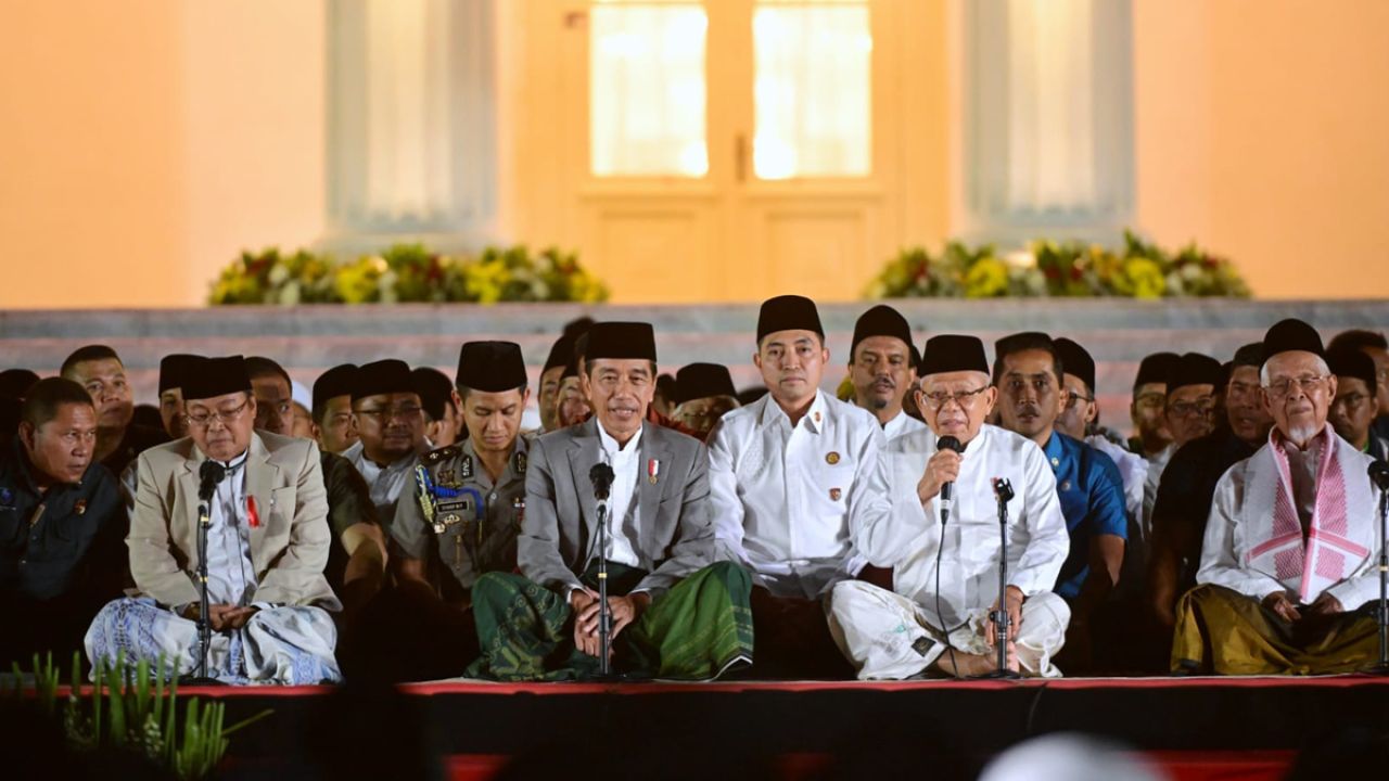 Jokowi Gelar Dzikir dan Doa di Istana dalam Rangka 78 Tahun Indonesia Merdeka