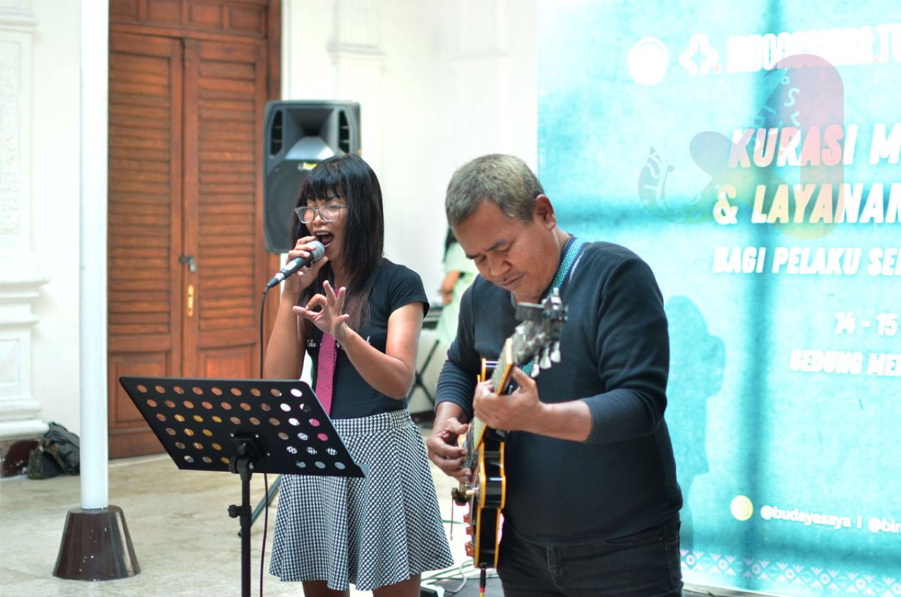 Salah satu peserta Kurasi Musik Jalaan Surabaya. Foto © Fudaili/ARTIK