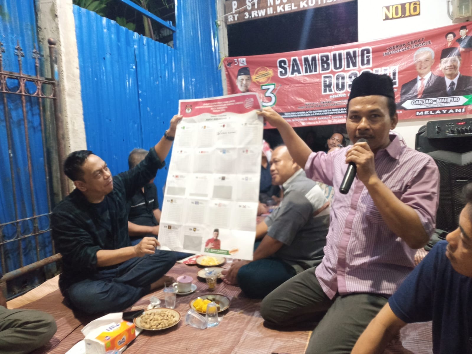 Anas Karno Kampanye Nomor 3 di Kutisari, Berjanji Tidak Lupakan Rakyat