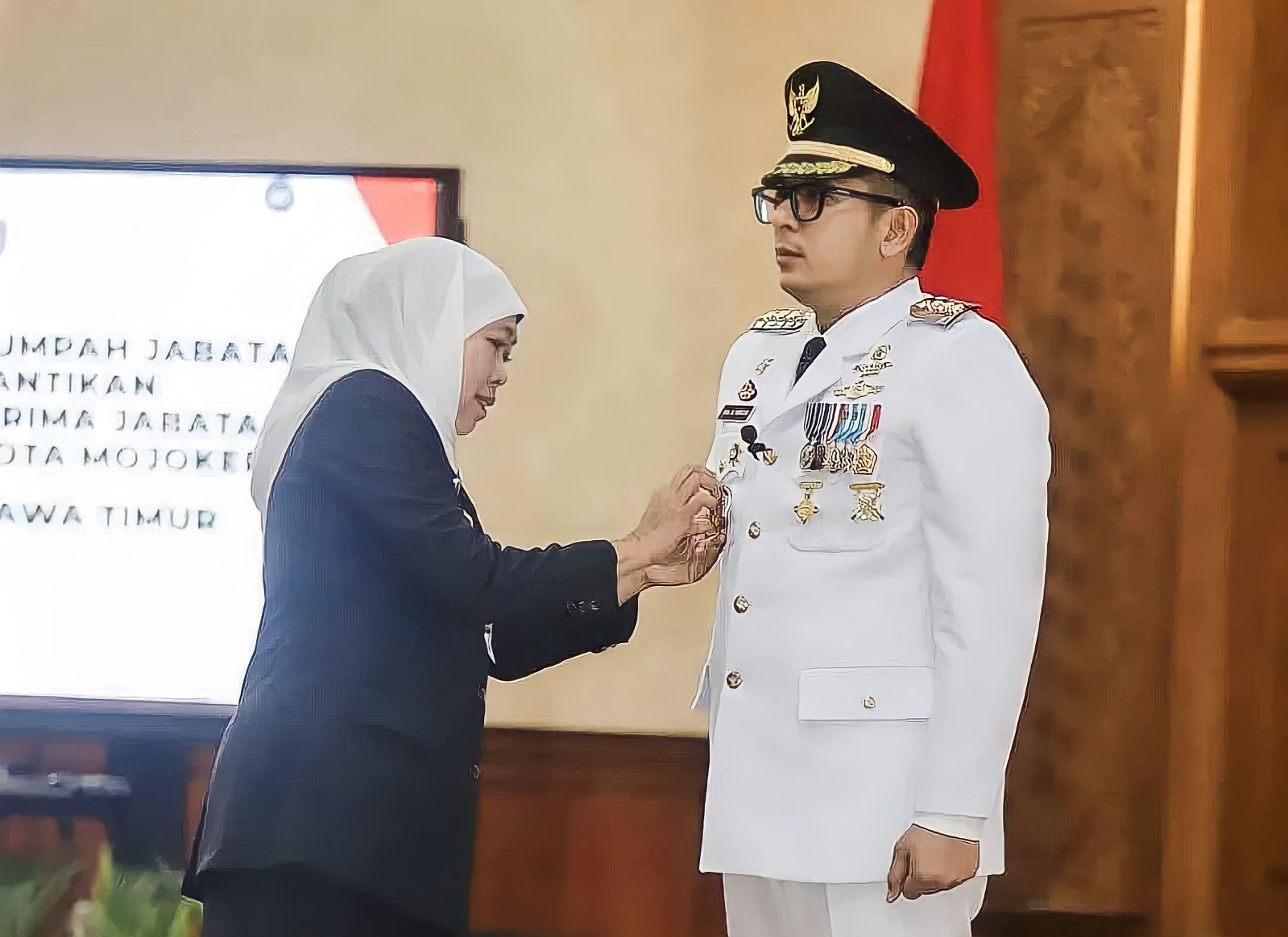 Khofifah Indar Parawansa Melantik Mohammad Ali Kuncoro Menjadi Pj Wali Kota Mojokerto