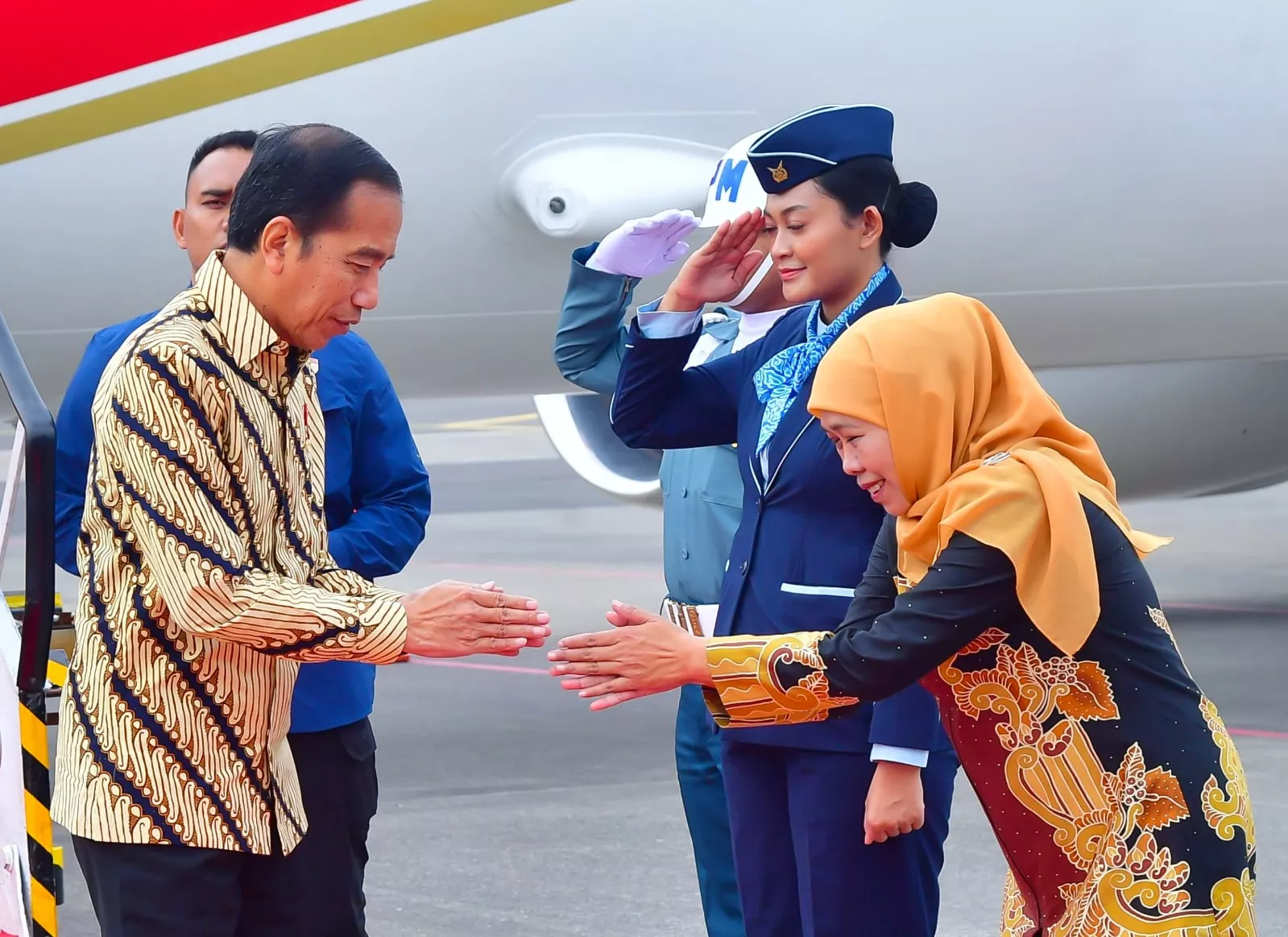 Jokowi Hadiri Konvensi Kampus dan Temu Tahunan FRI 2024 di Unesa Lidah Wetan