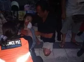 Kecelakaan Motor di Jalan Gunung Agung Denpasar Membuat 2 Perempuan Terluka