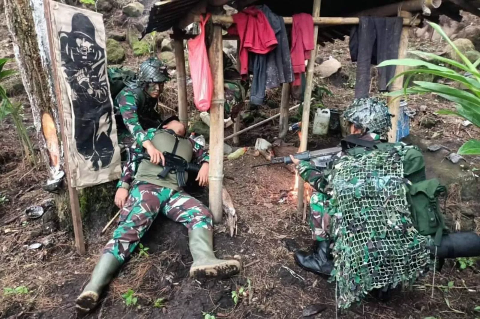 Latihan Kontak Drill di Ngawi, Yonif 1 Marinir Uji Kesigapan dan Ketepatan Menghadapi Musuh