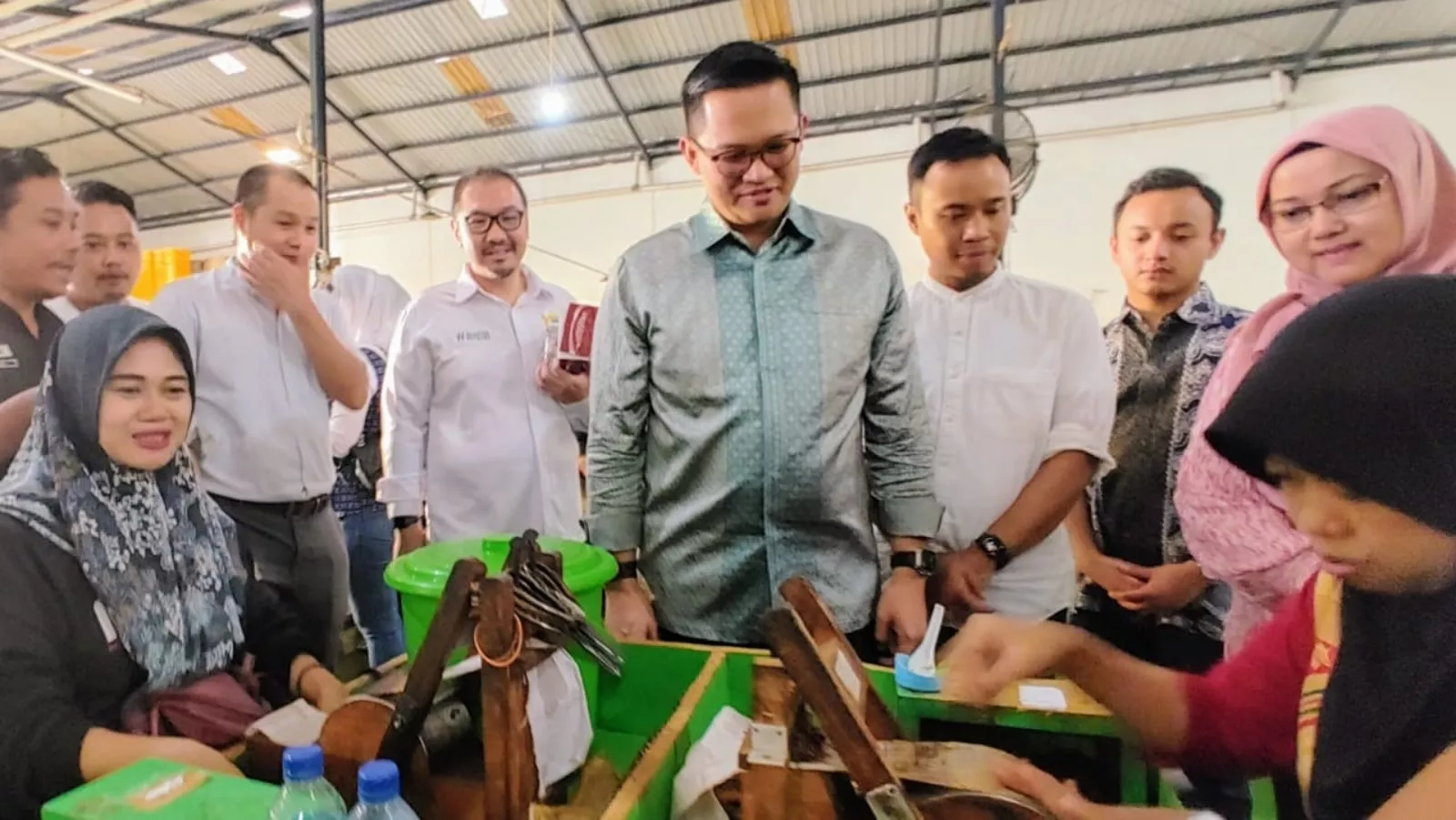 Caleg DPR RI Partai Demokrat, Ali Affandi Kunjungi Industri Hasil Tembakau Sidoarjo