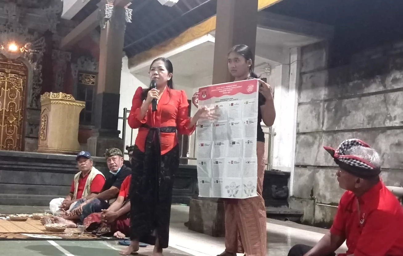 Simakrama: Luh Suciningsih, Target Kemenangan 95 Persen di Desa Adat Suwat Pasanagan Ganjar Mahfud