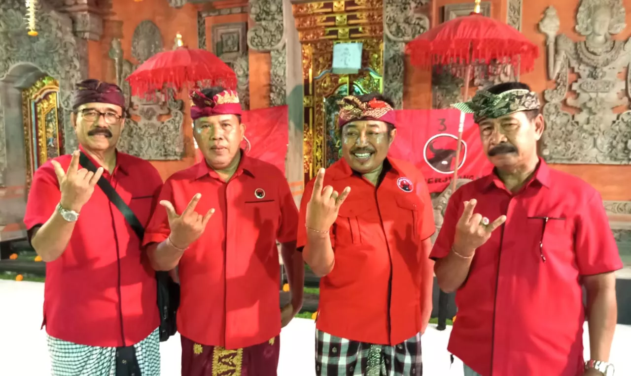 Komitmen Kompak Dua Bendesa Adat Tulikup, Dukung Ajik Mambo di Puncak HUT PDI-P ke-51