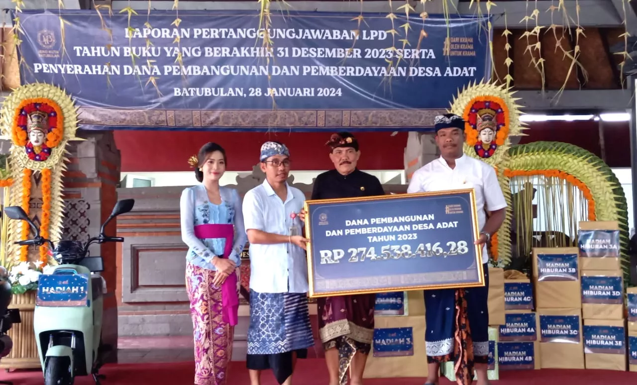 LPD Desa Adat Jero Kuta Batubulan Raih Prestasi Positif, Aset Mencapai Rp 103 Miliar