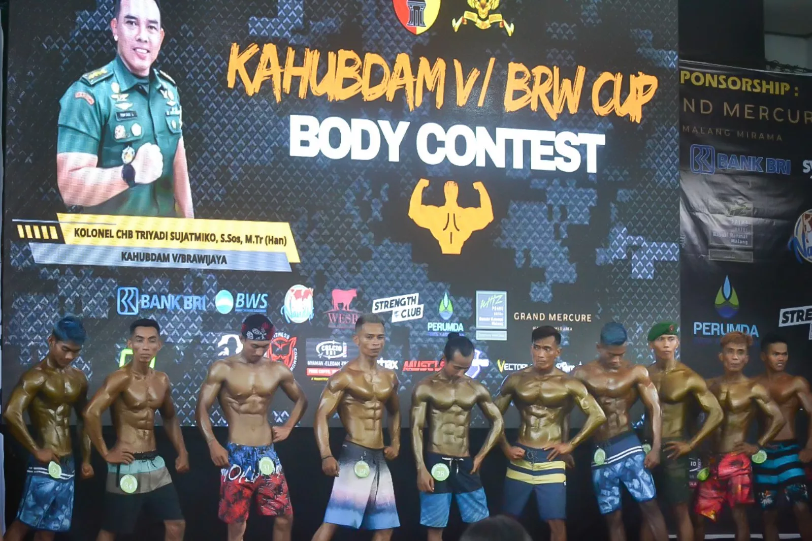 Membangun Prajurit Tangguh, Kahubdam Brawijaya Gelar Turnamen Body Contest