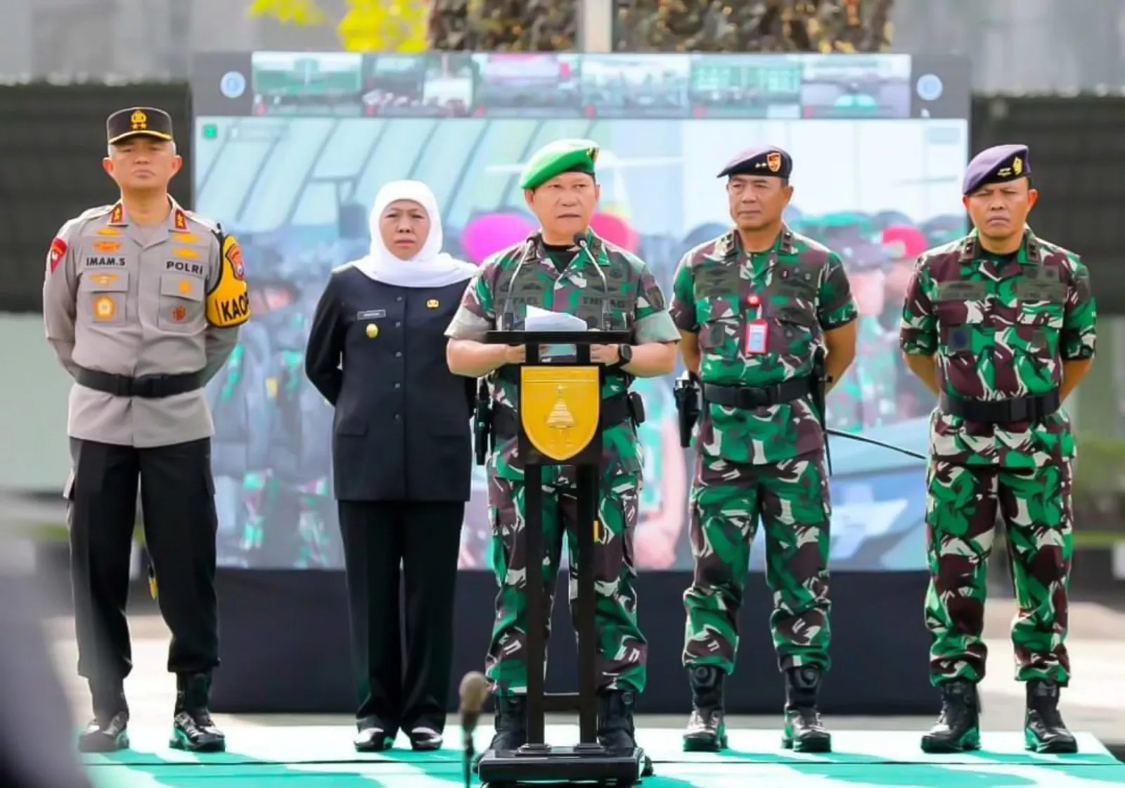 Apel Forkopimda Jatim, Khofifah Indar Parawansa Ingatkan ASN Tetap Netral di Pemilu 2024